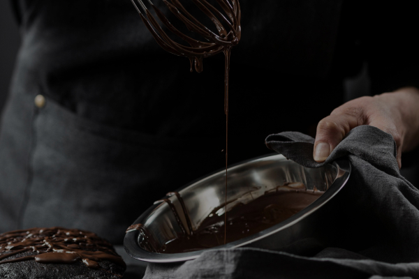 A bowl of chocolate